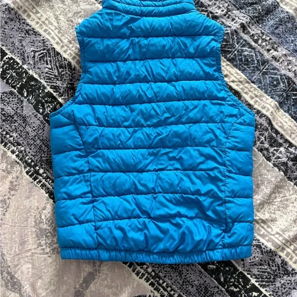 Polo by Ralph Lauren Toddler Puffer Vest in Blue with Orange Accents 2T